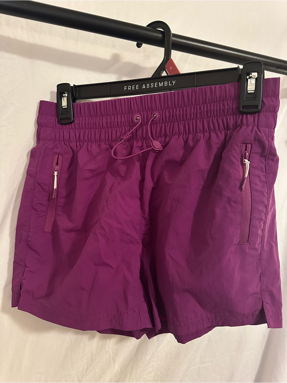 Eddie Bauer Magenta Drawstring Active Shorts